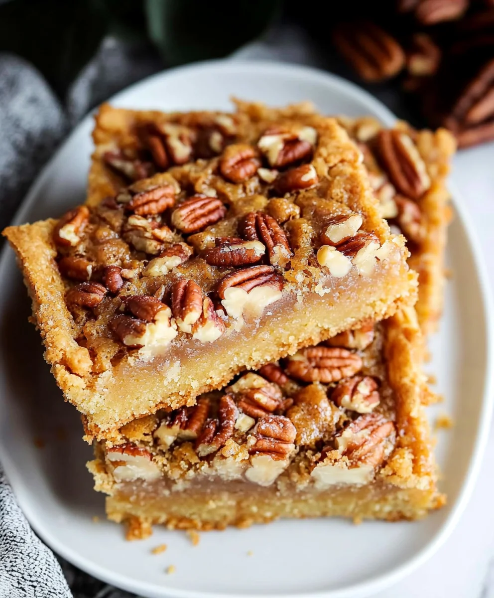 Gooey Pecan Dream Bars