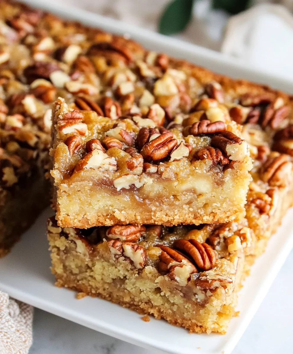 Gooey Pecan Dream Bars