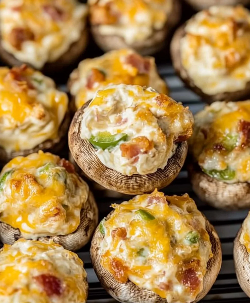 Jalapeno Popper Mushrooms – FOOTBALL FRIDAY