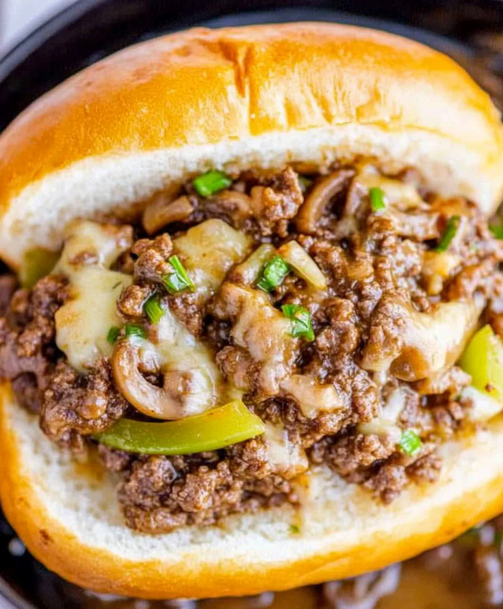 Philly Cheese Steak Sloppy Joes