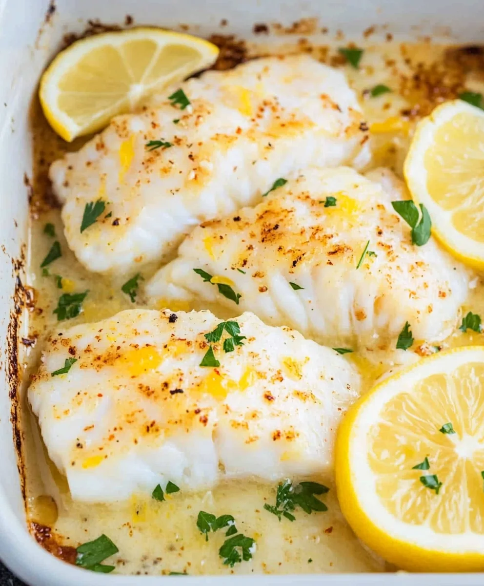 Baked Lemon Butter Cod