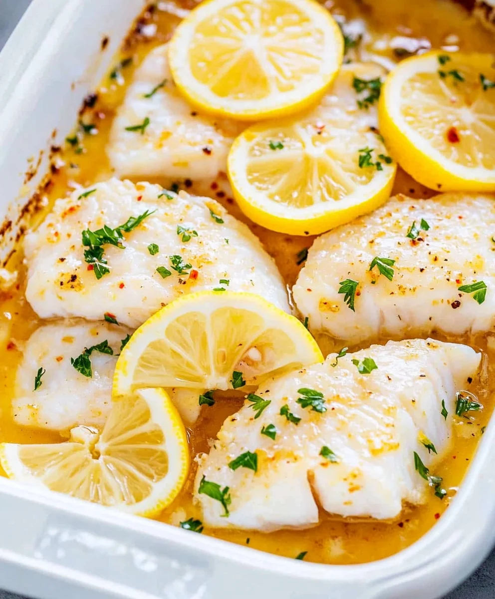 Baked Lemon Butter Cod