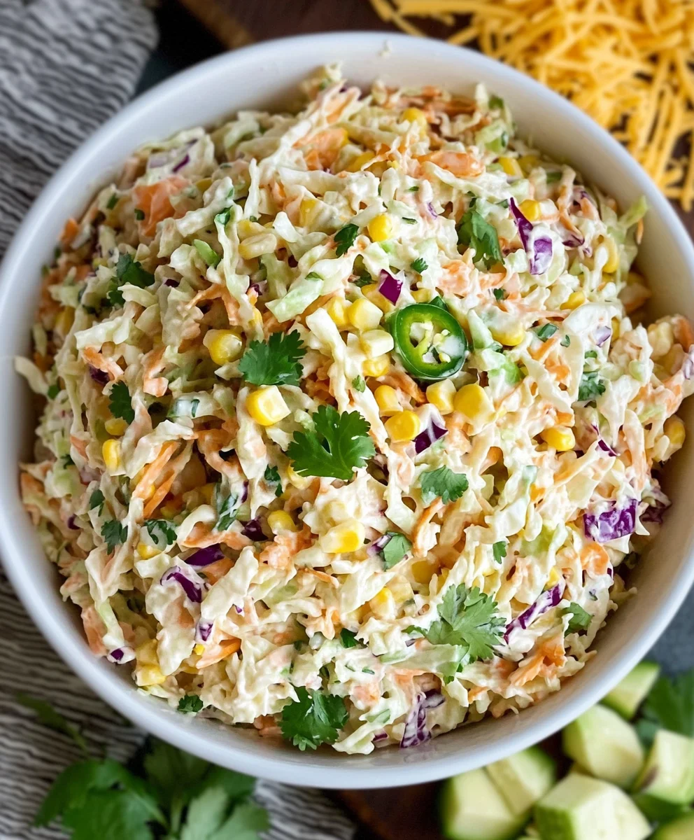 Mexican Street Corn Coleslaw