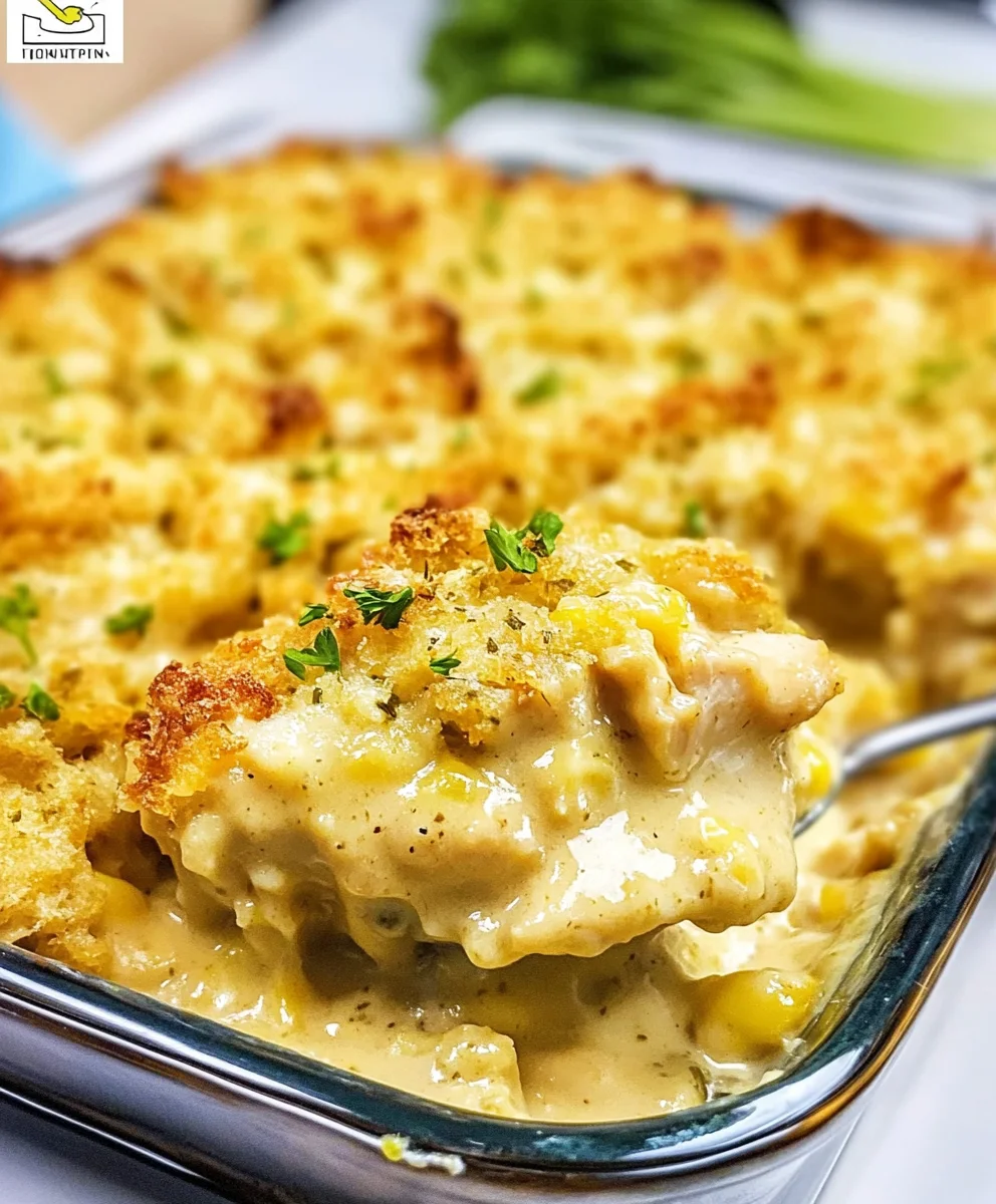 Chicken and Stuffing Casserole