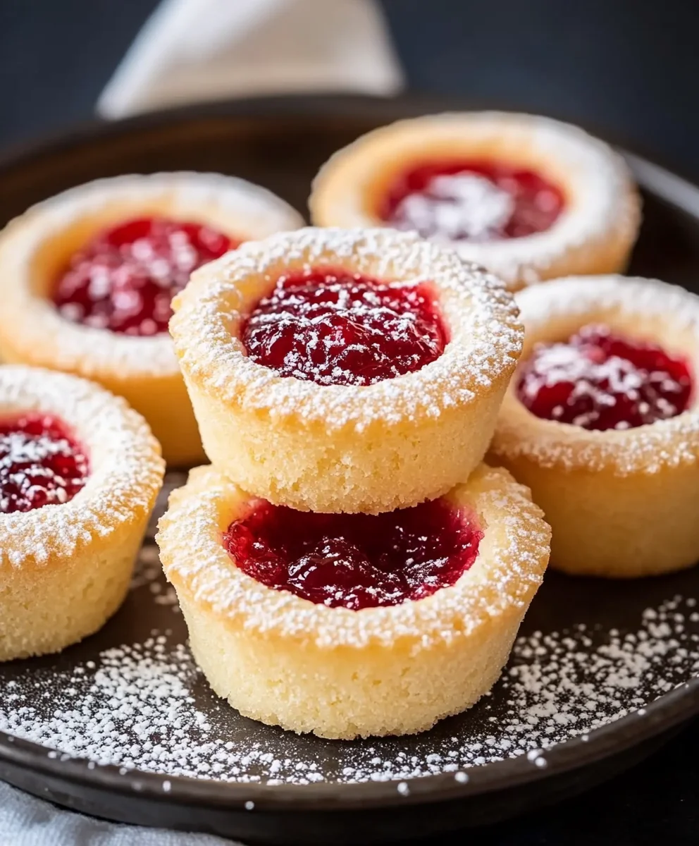 Mini Raspberry Almond Tarts