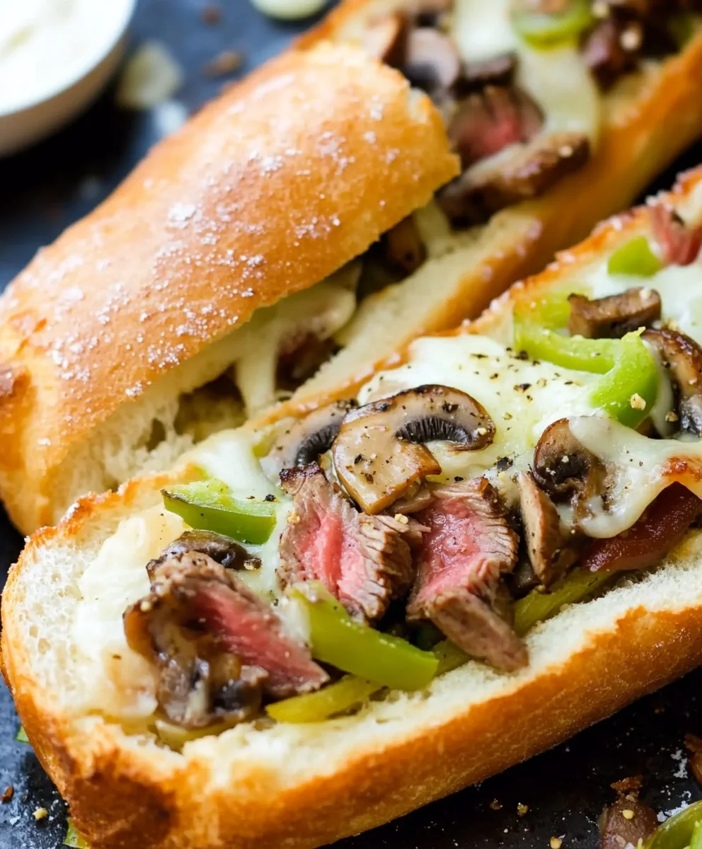 Philly Cheese Steak Cheesy Bread