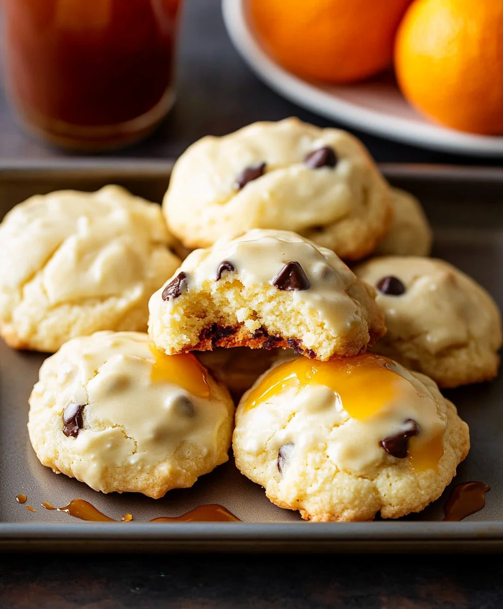 Orange Chocolate Chip Ricotta Cookies