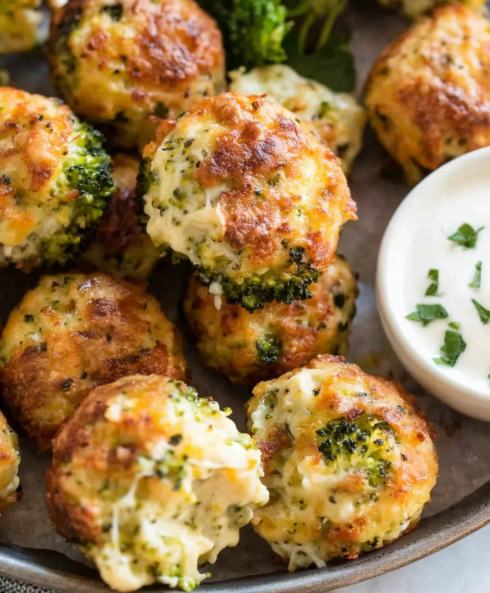 Baked Broccoli Cheese Balls
