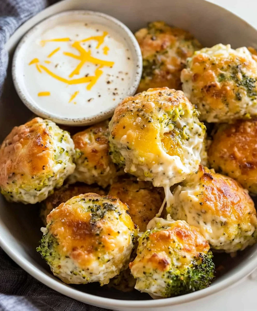 Baked Broccoli Cheese Balls