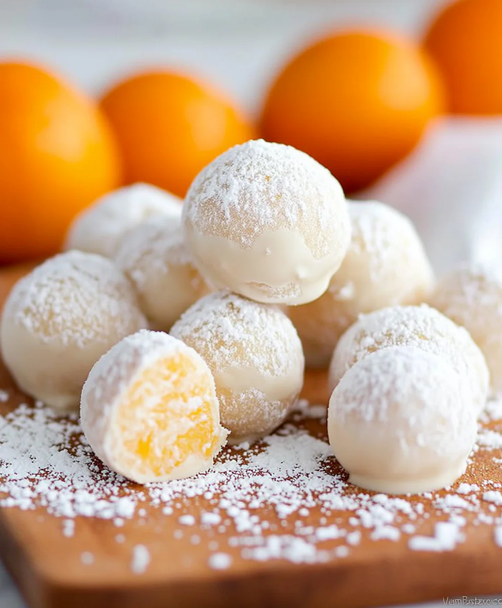 Orange Creamsicle Truffles