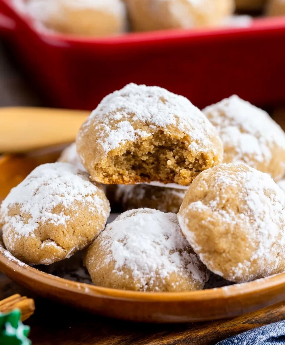Gingerbread Snowballs
