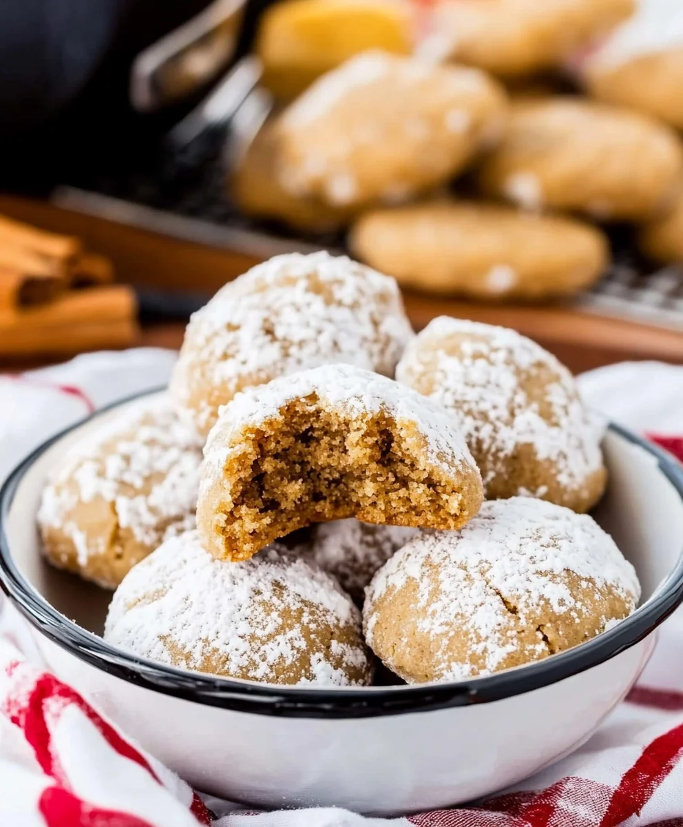 Gingerbread Snowballs