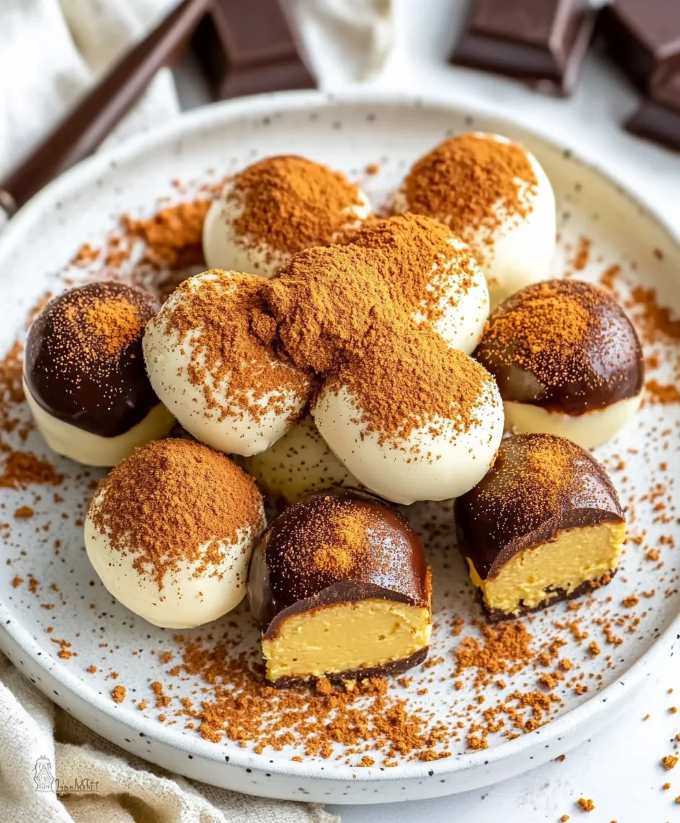 No Bake Pumpkin Pie Truffles