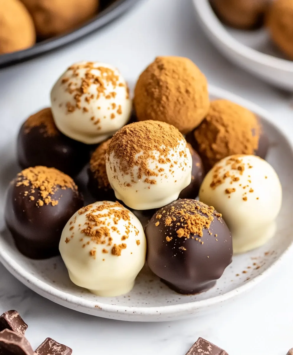No Bake Pumpkin Pie Truffles