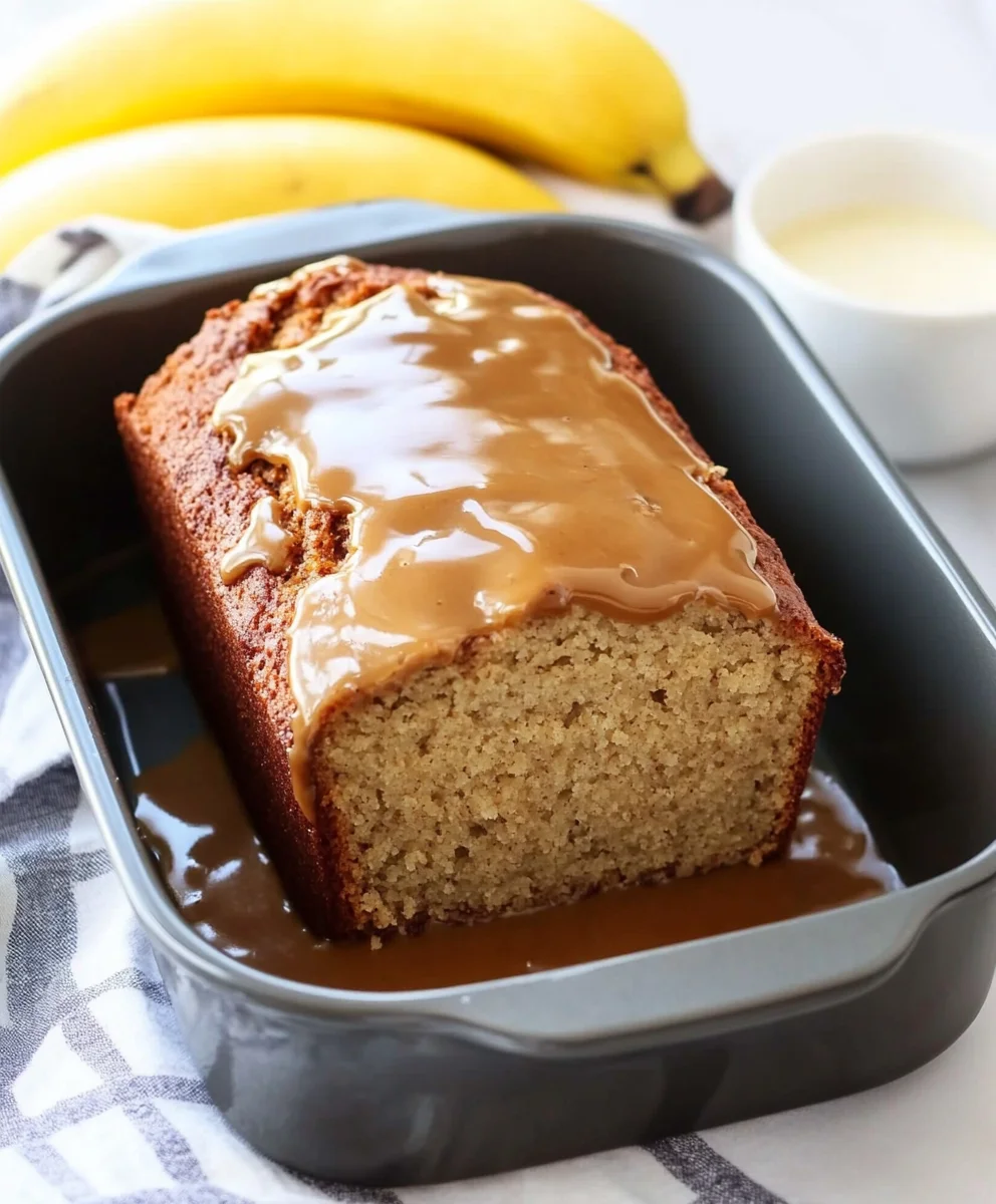 Salted Caramel Banana Bread