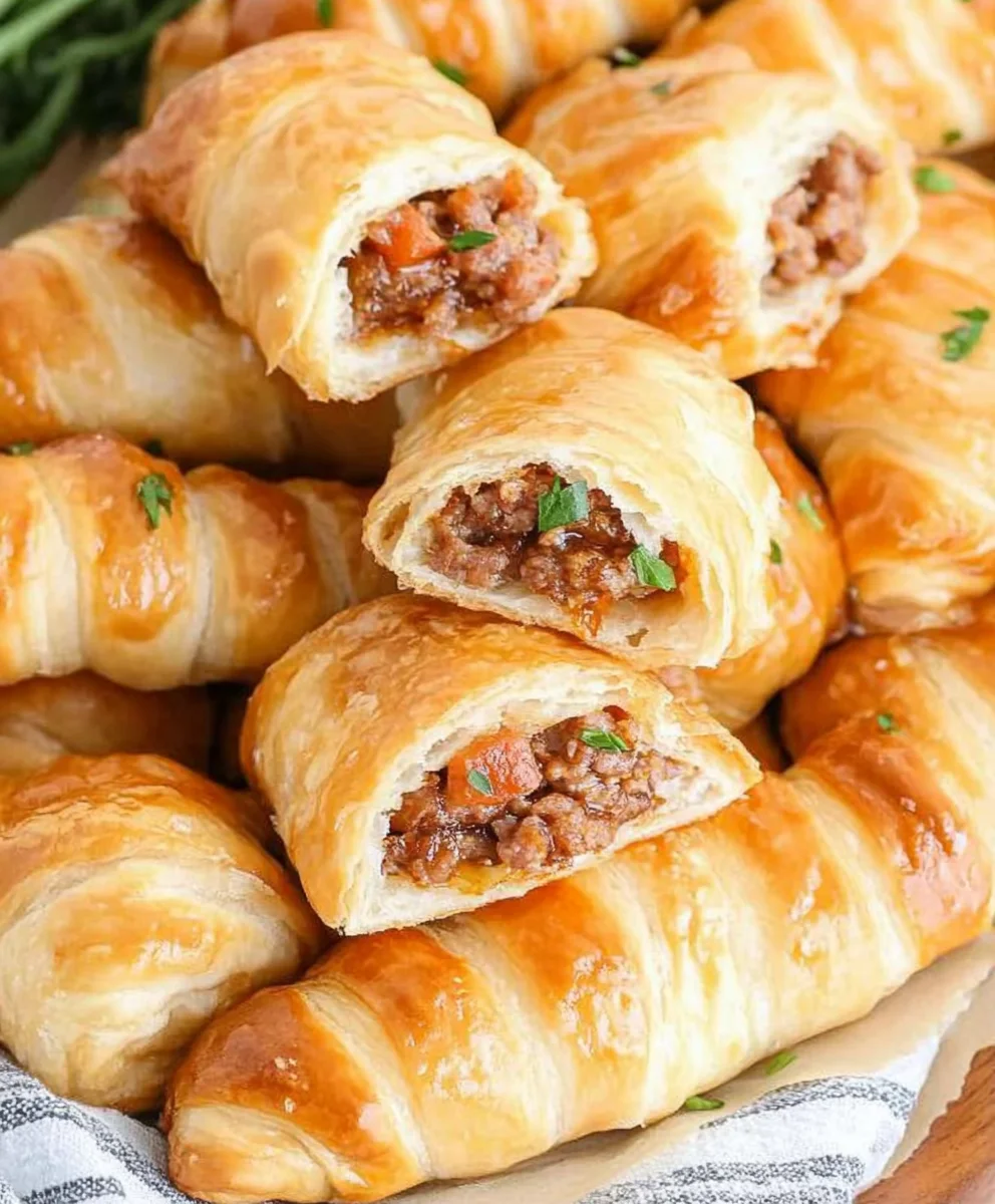 Rotel Sausage & Cream Cheese Crescents