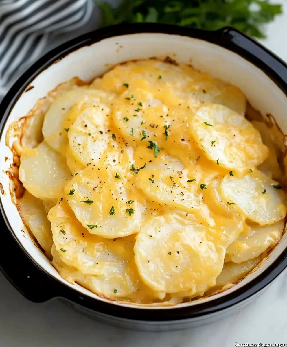 Slow Cooker Scalloped Potatoes Recipe