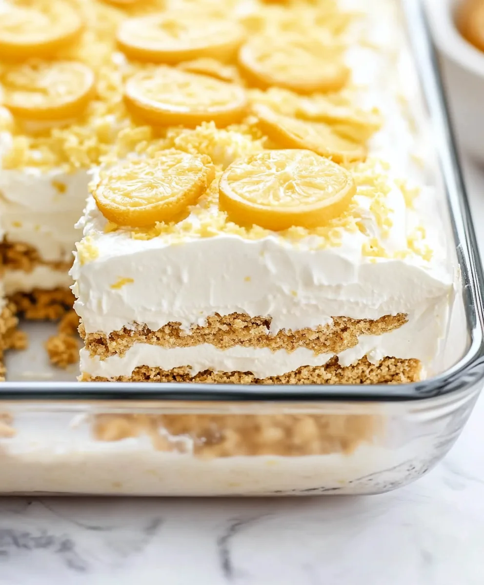 Heavenly Lemon Oreo Dessert