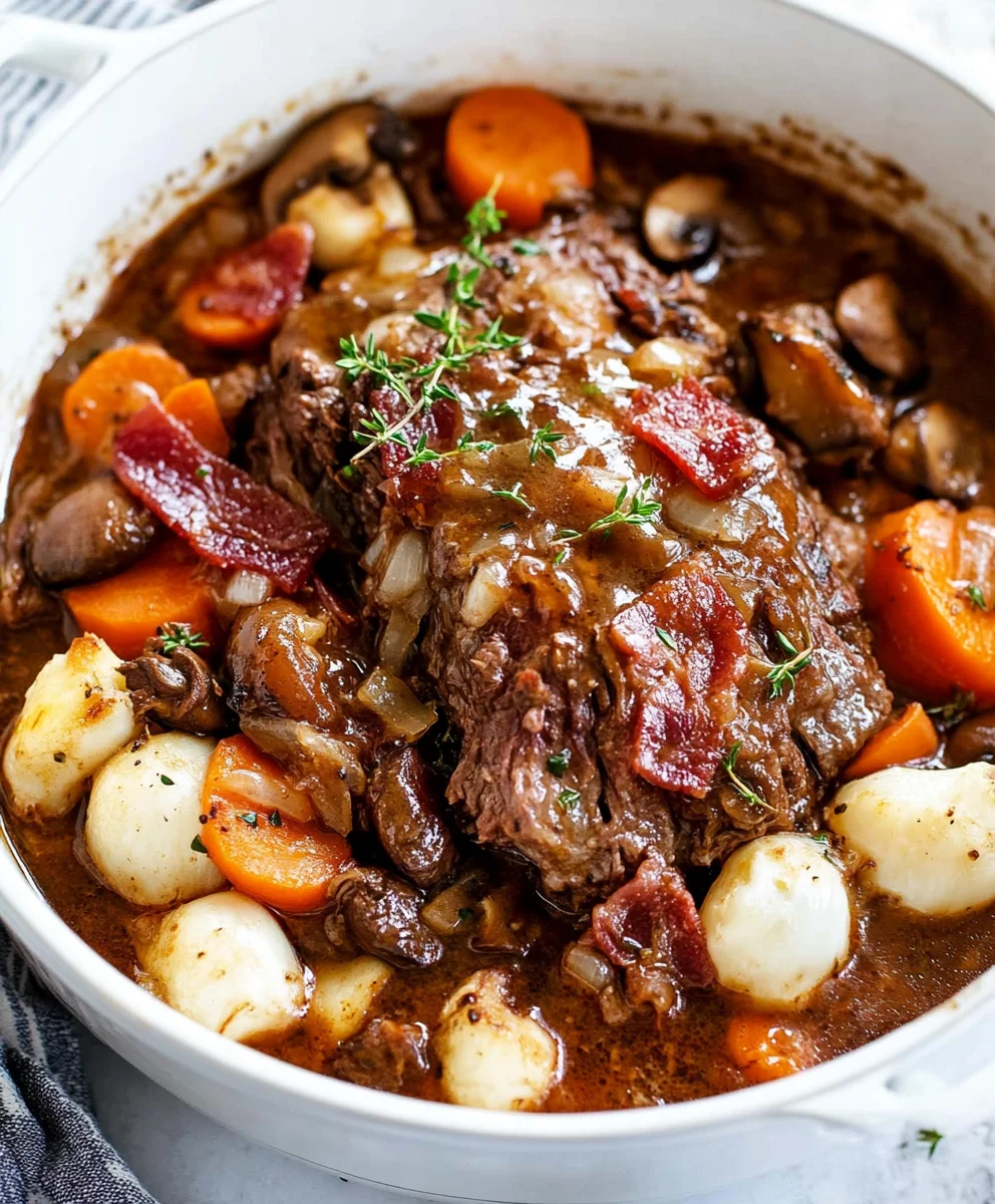 Beef Bourguignon
