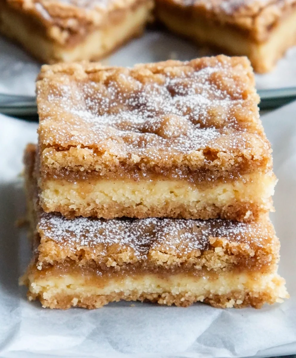 Snickerdoodle Cookie Bars
