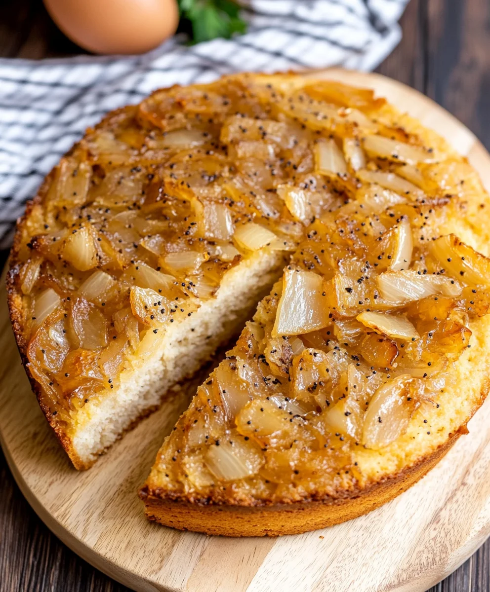 Amish Onion Cake