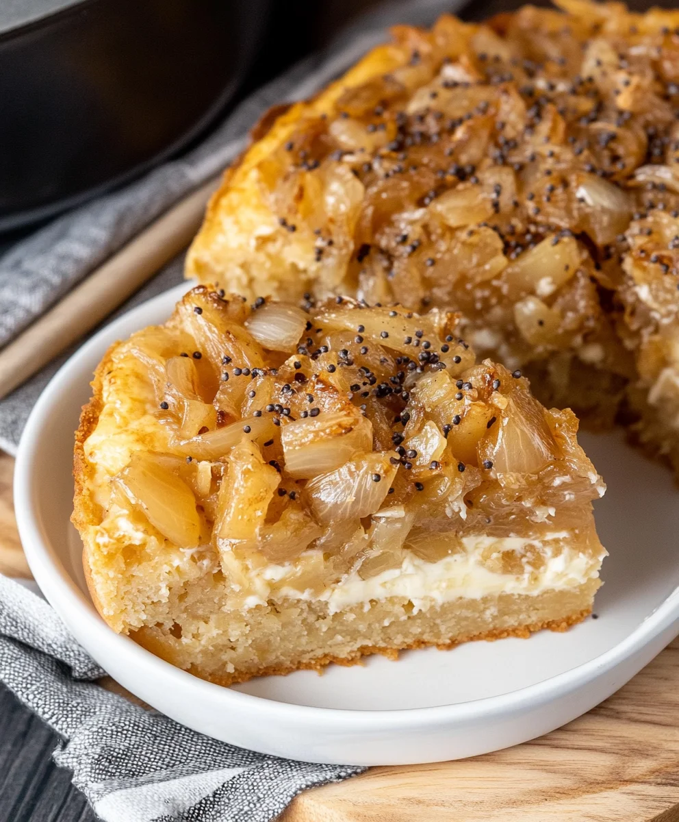 Amish Onion Cake