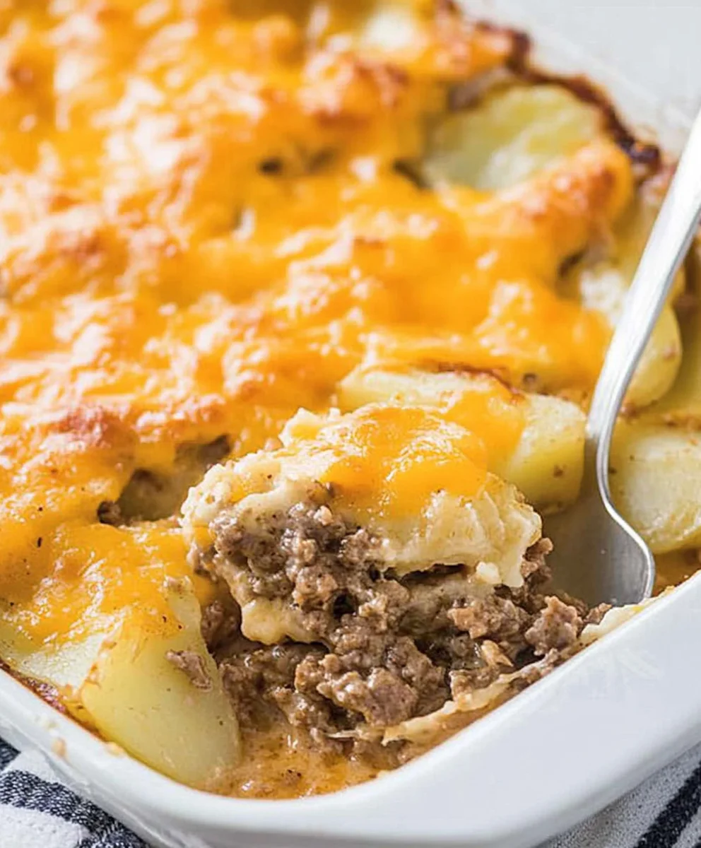 Hamburger Potato Casserole
