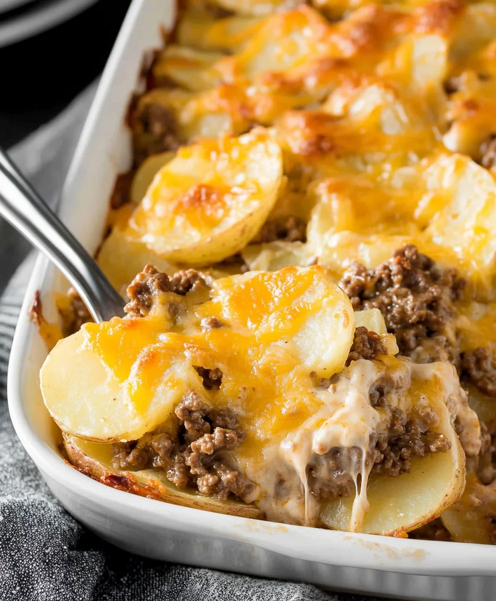 Hamburger Potato Casserole