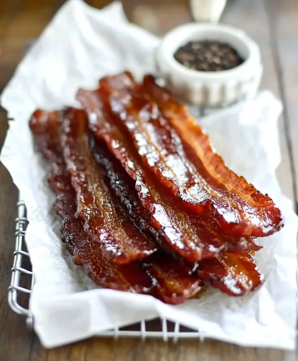 maple-candied bacon