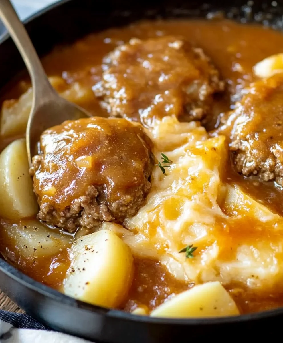 Salisbury Steak and Potato Skillet