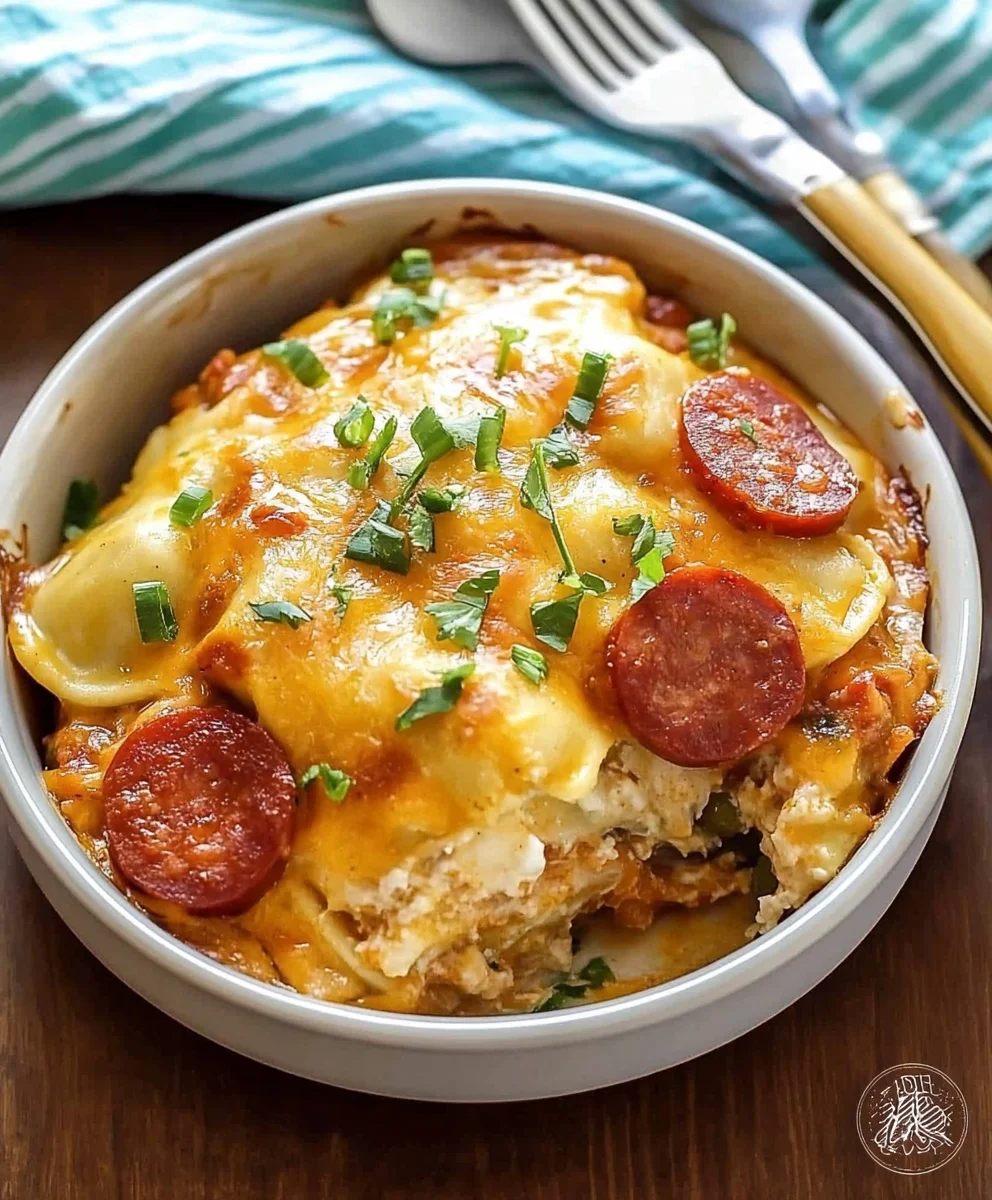 Crock Pot Pierogi and Kielbasa Casserole