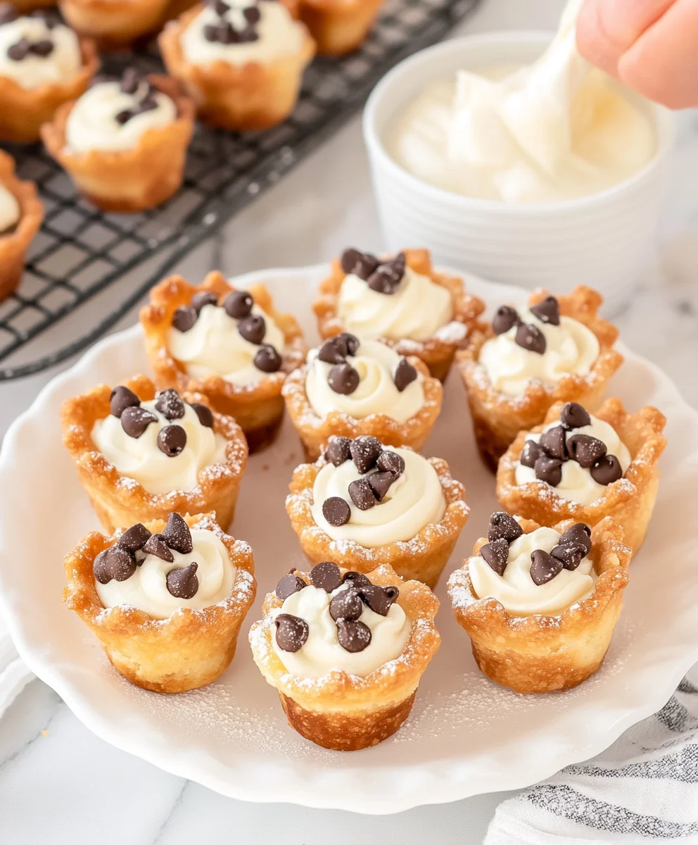 Mini Cannoli Cups