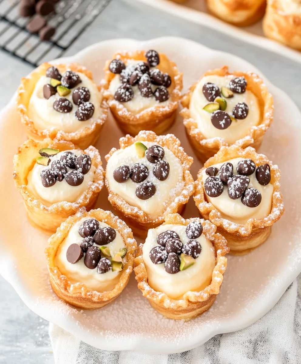 Mini Cannoli Cups
