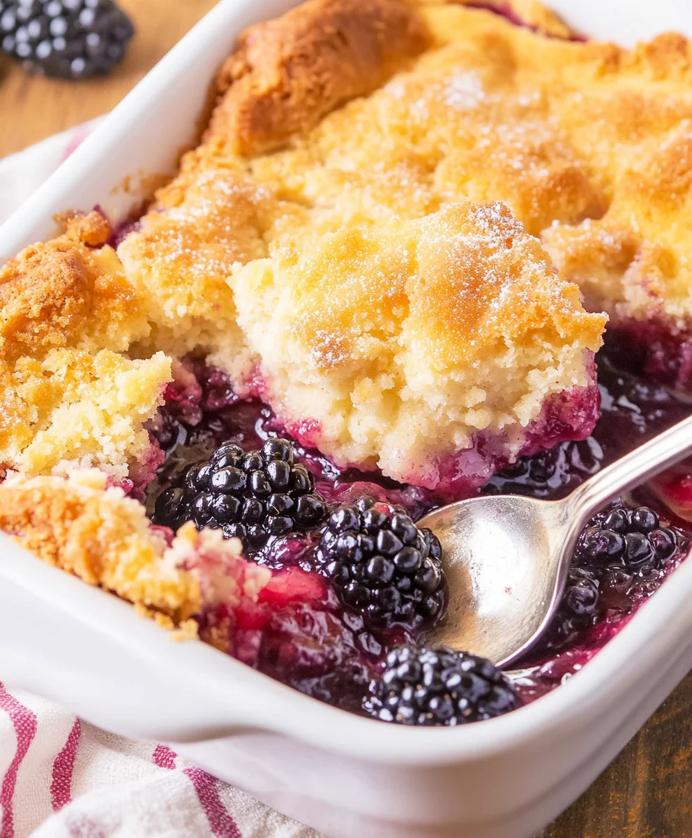 Classic Blackberry Cobbler