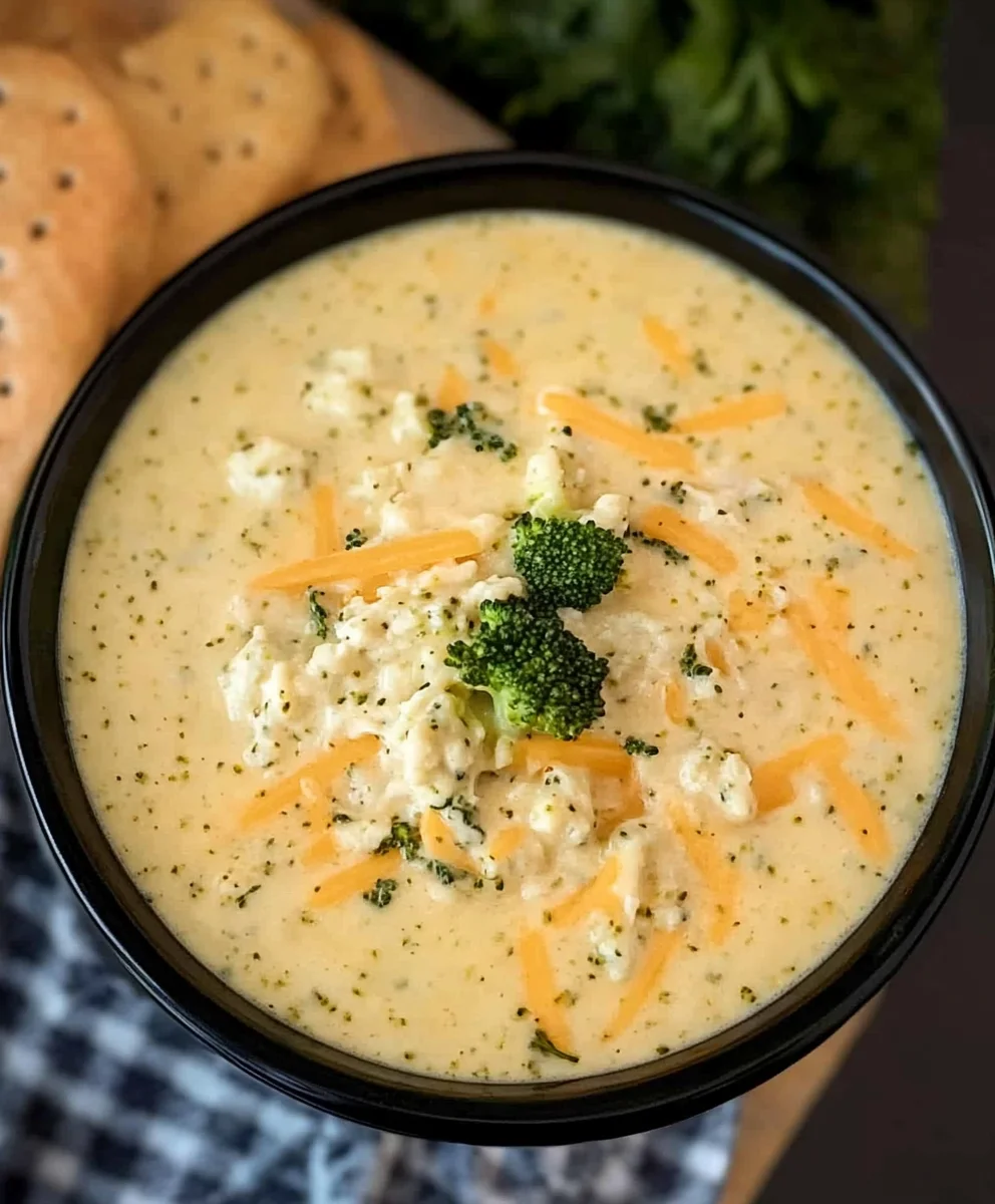 The Best Crockpot Broccoli Cheese Soup