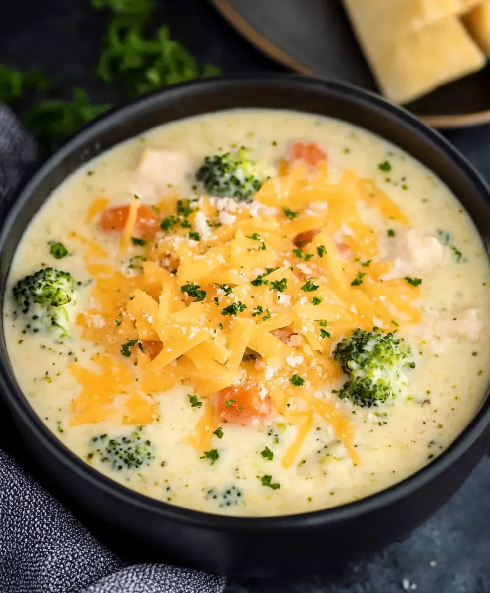 The Best Crockpot Broccoli Cheese Soup