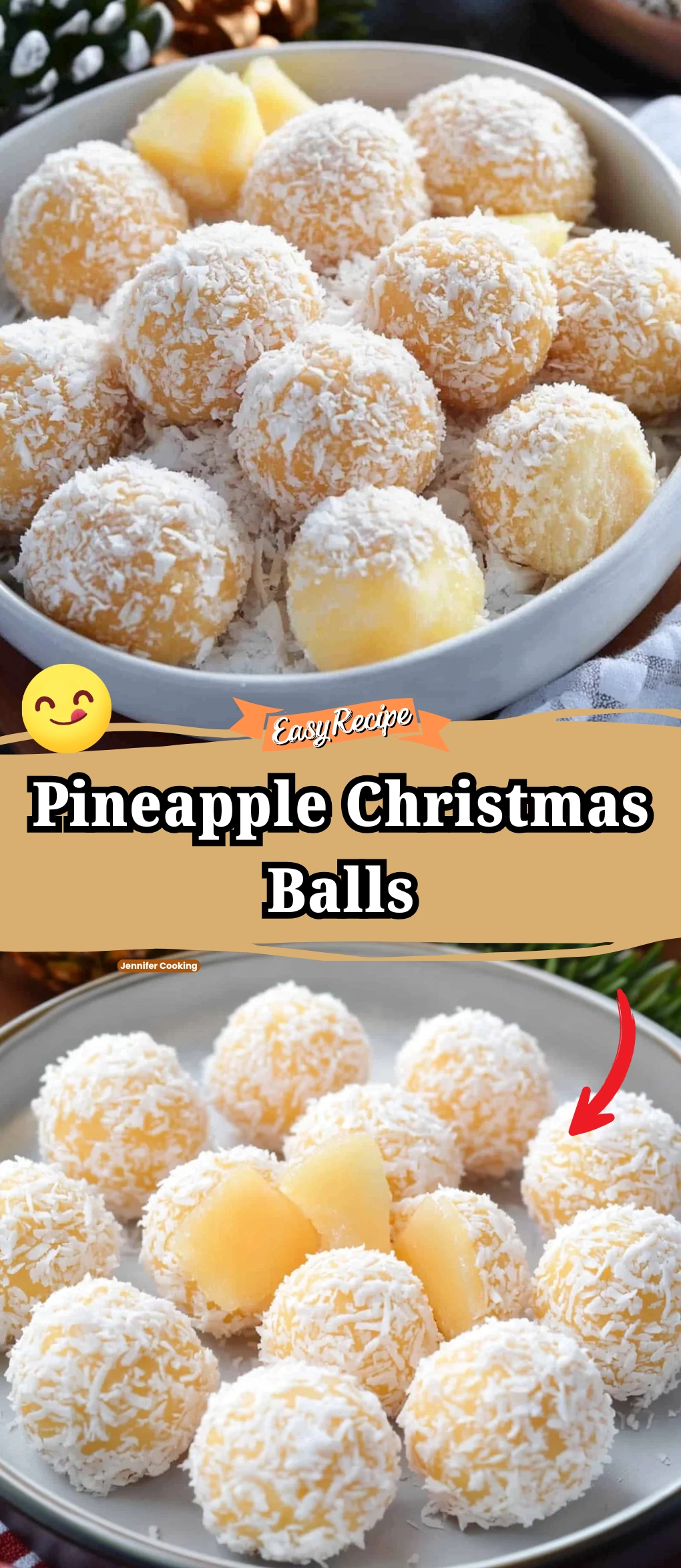 Pineapple Christmas Balls