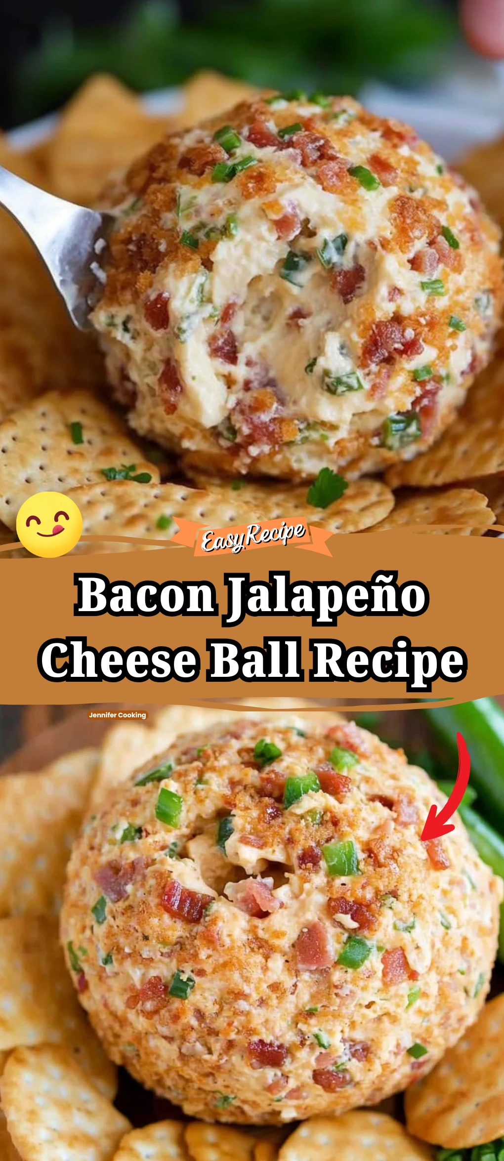 Bacon Jalapeño Cheese Ball Recipe