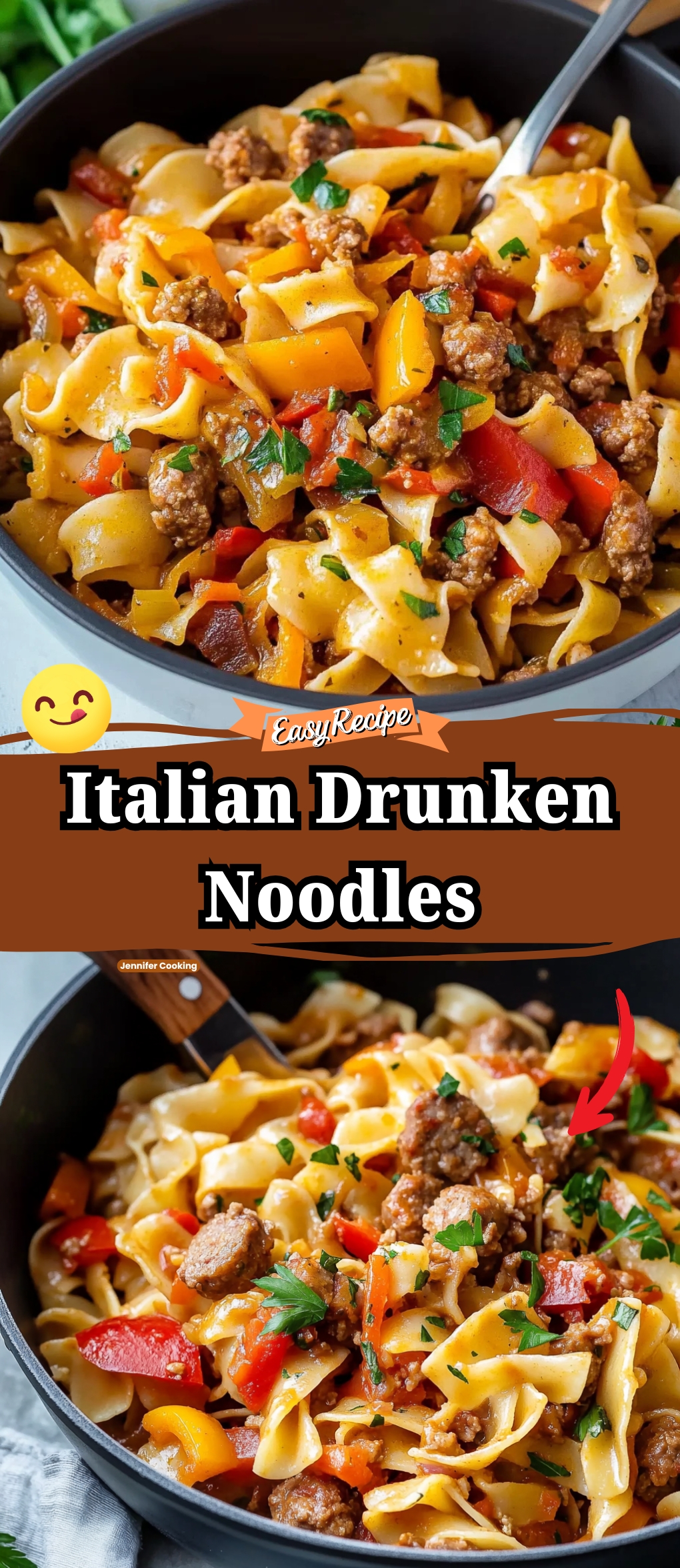 Italian Drunken Noodles