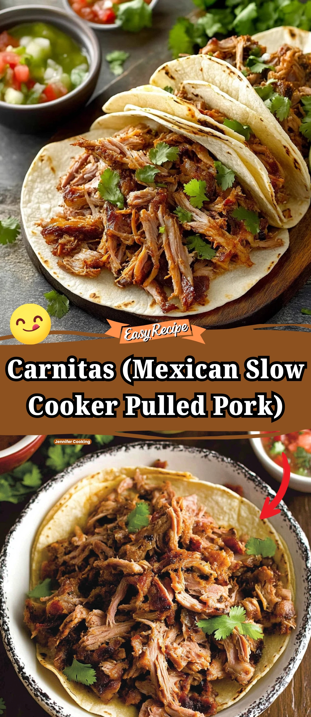 Carnitas (Mexican Slow Cooker Pulled Pork)