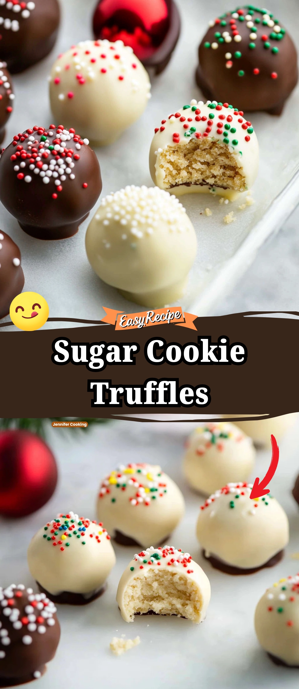 Sugar Cookie Truffles