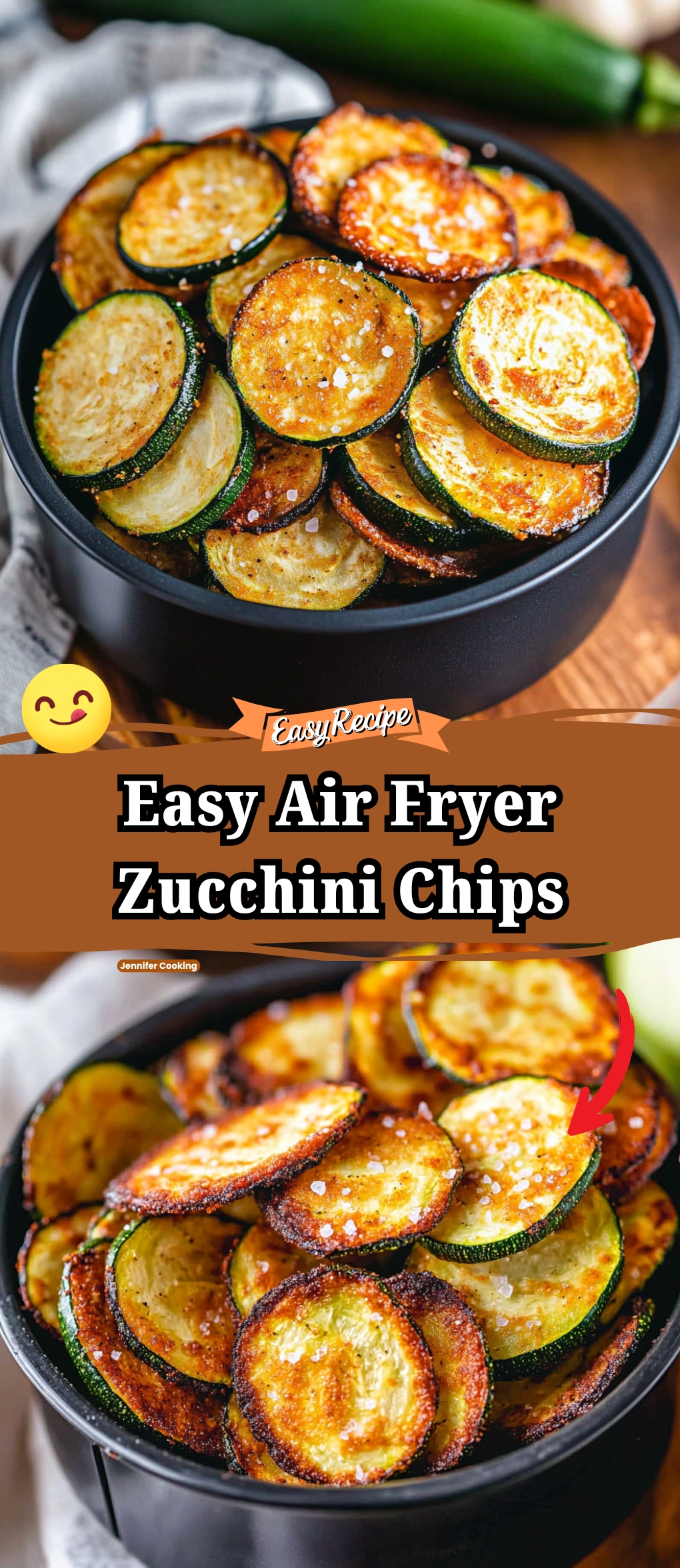 Air Fryer Zucchini Chips