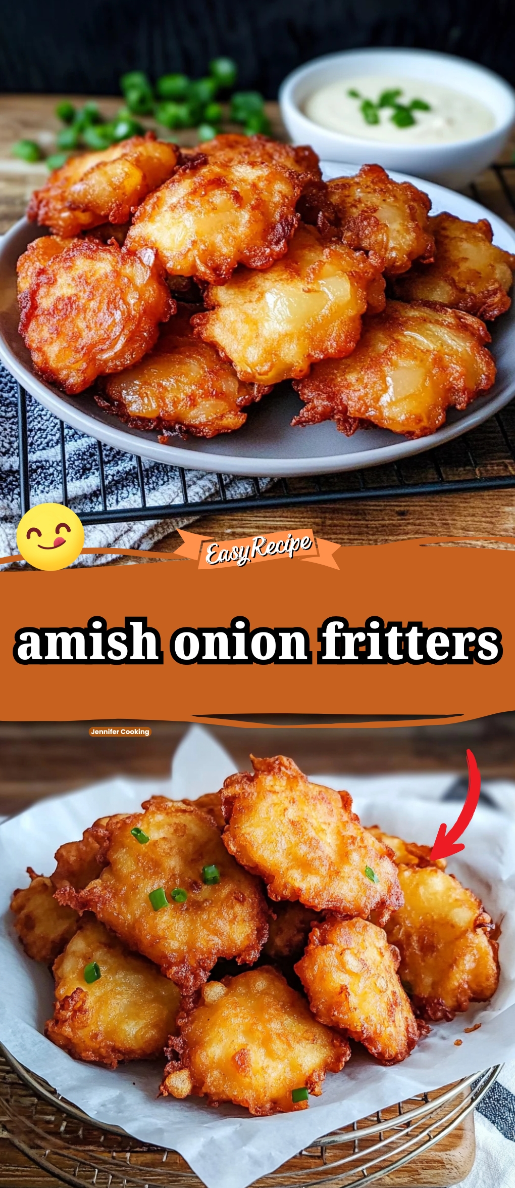 amish onion fritters