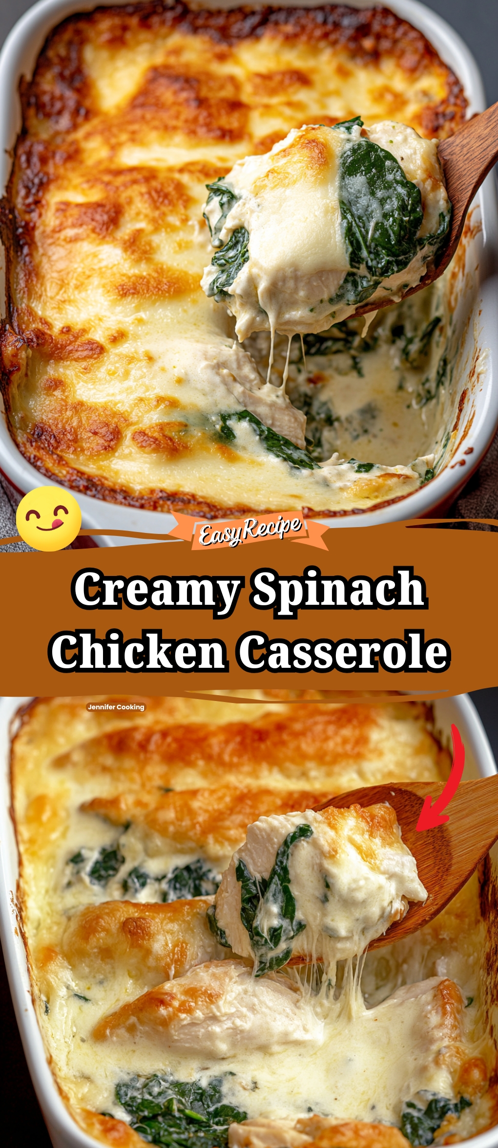 Creamy Spinach Chicken Casserole