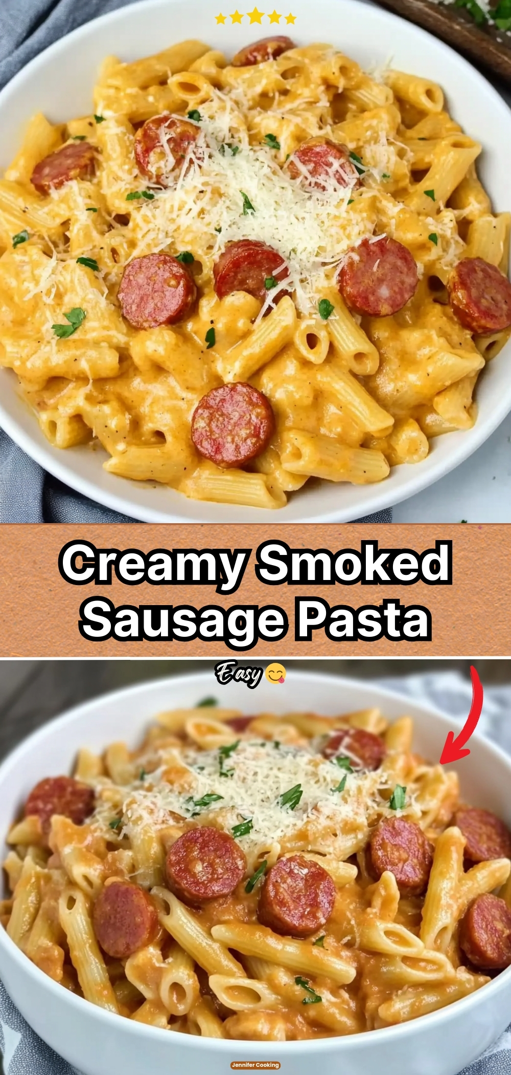 Creamy Smoked Sausage Pasta