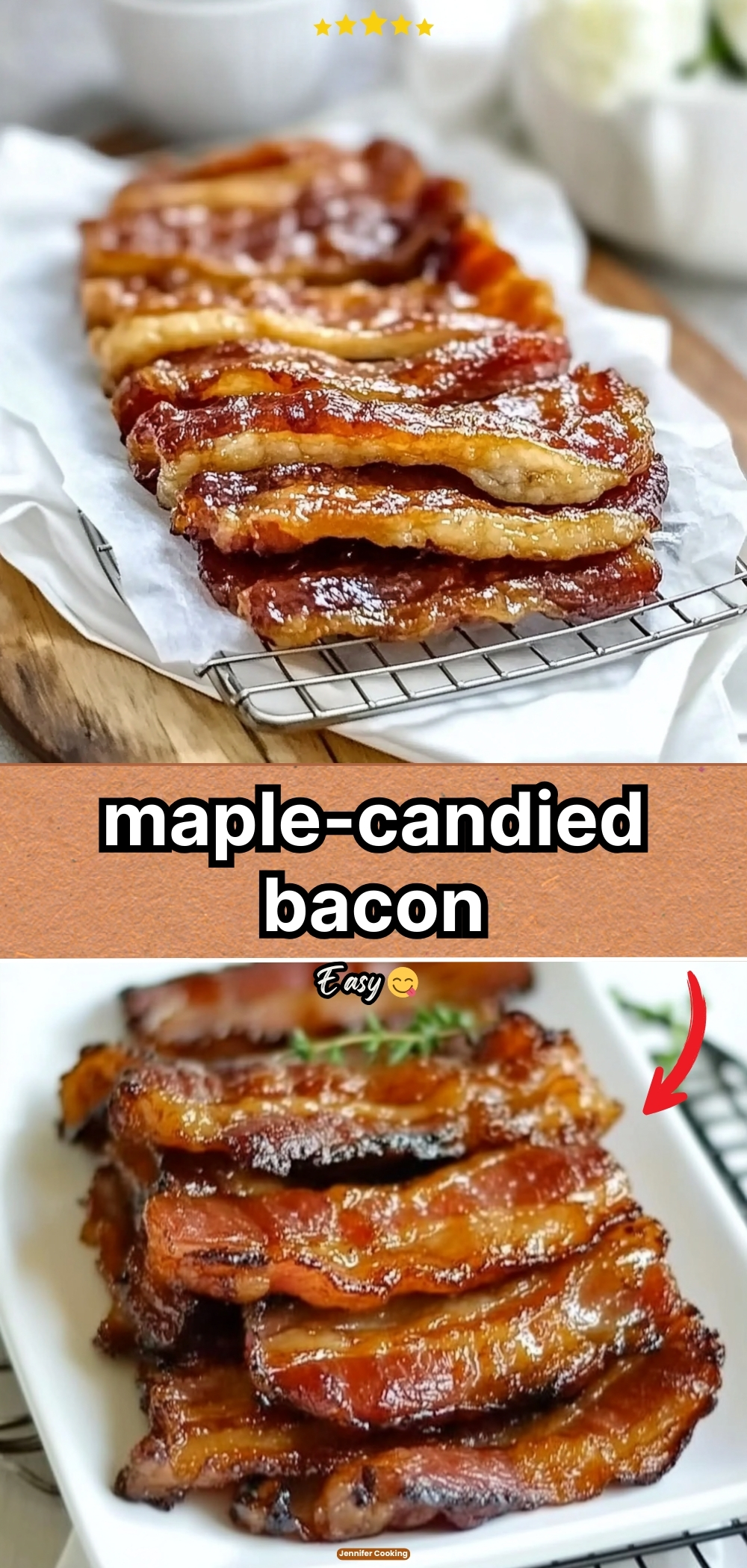 maple-candied bacon