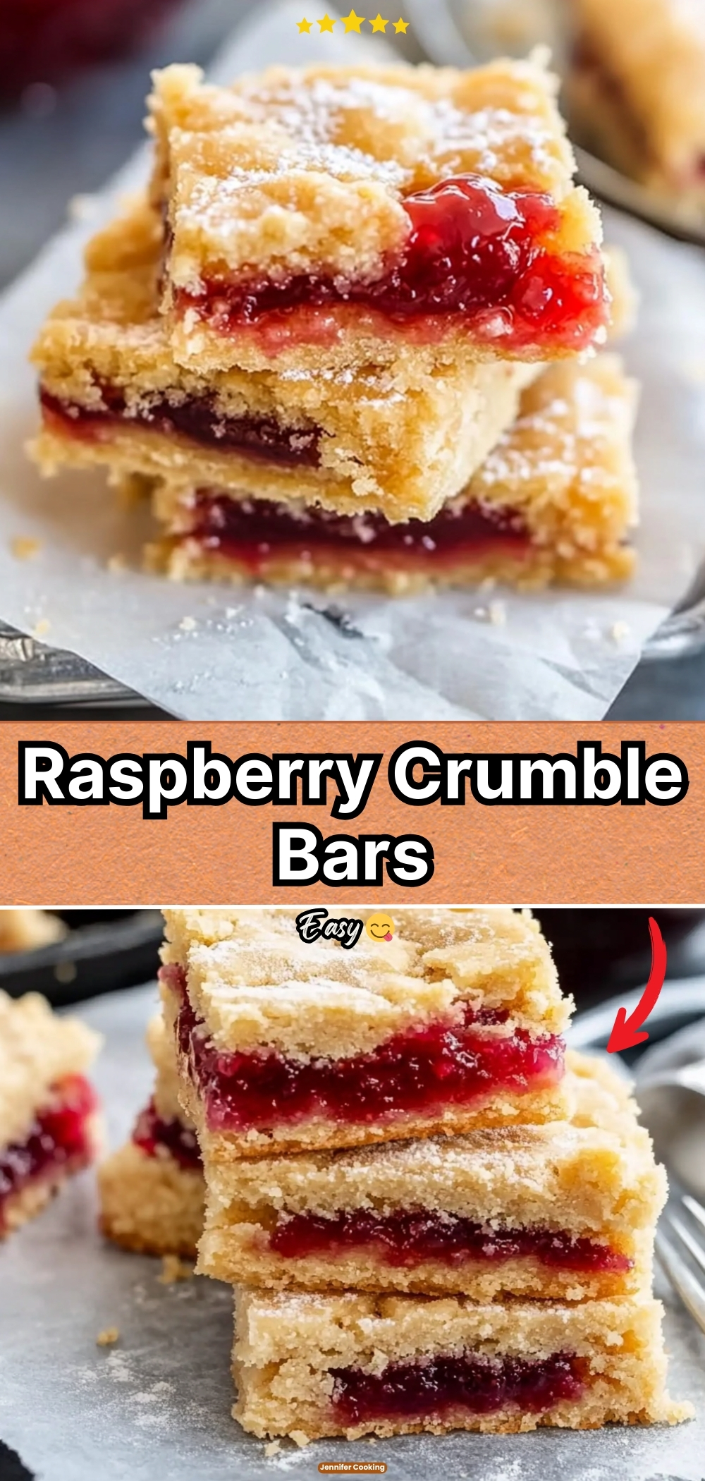 Raspberry Crumble Bars