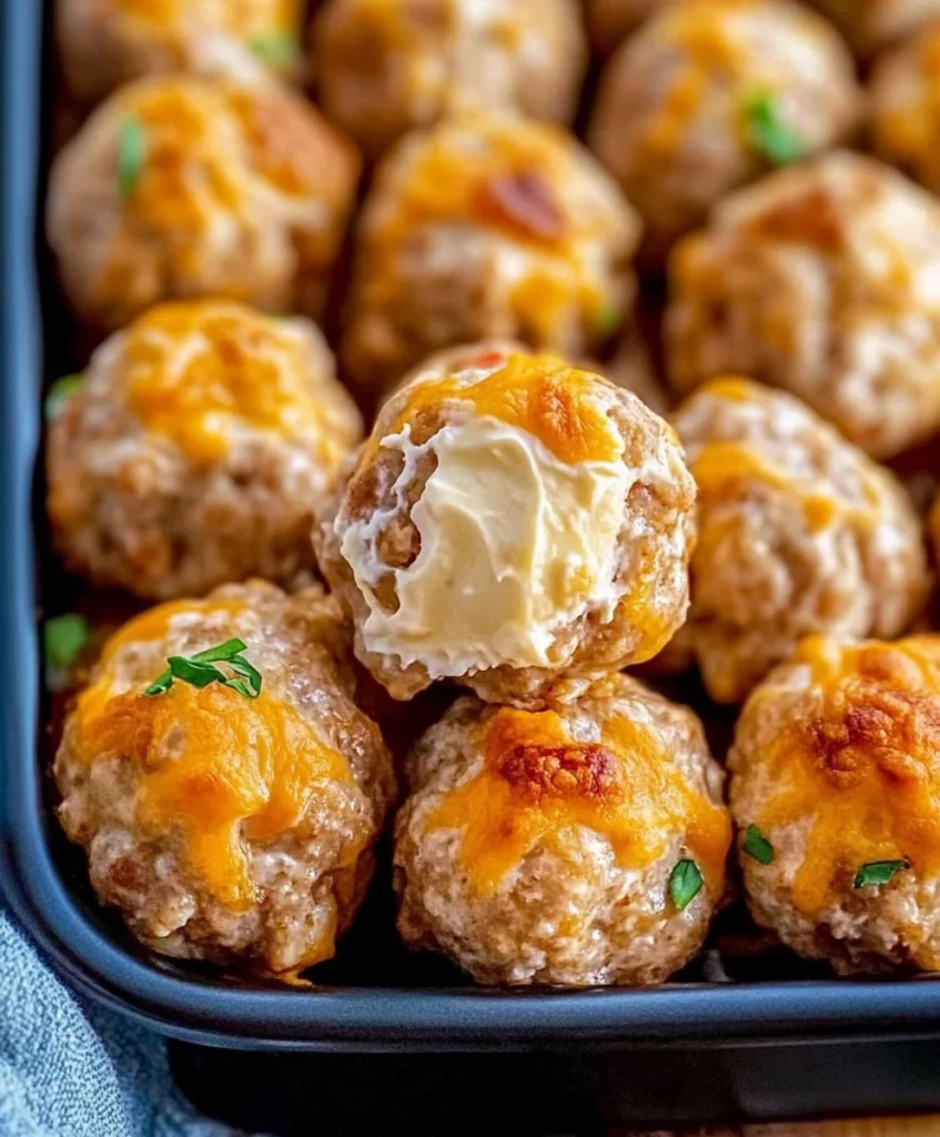 Cream Cheese Sausage Balls
