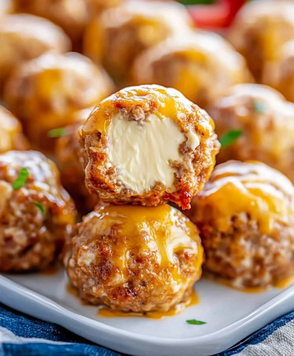 Cream Cheese Sausage Balls