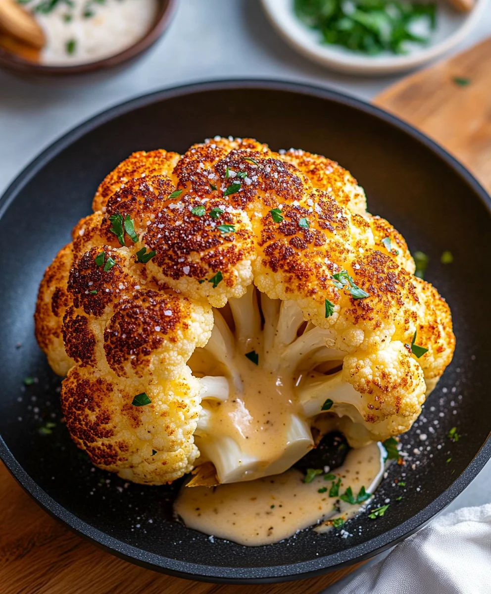 Whole Roasted Cauliflower